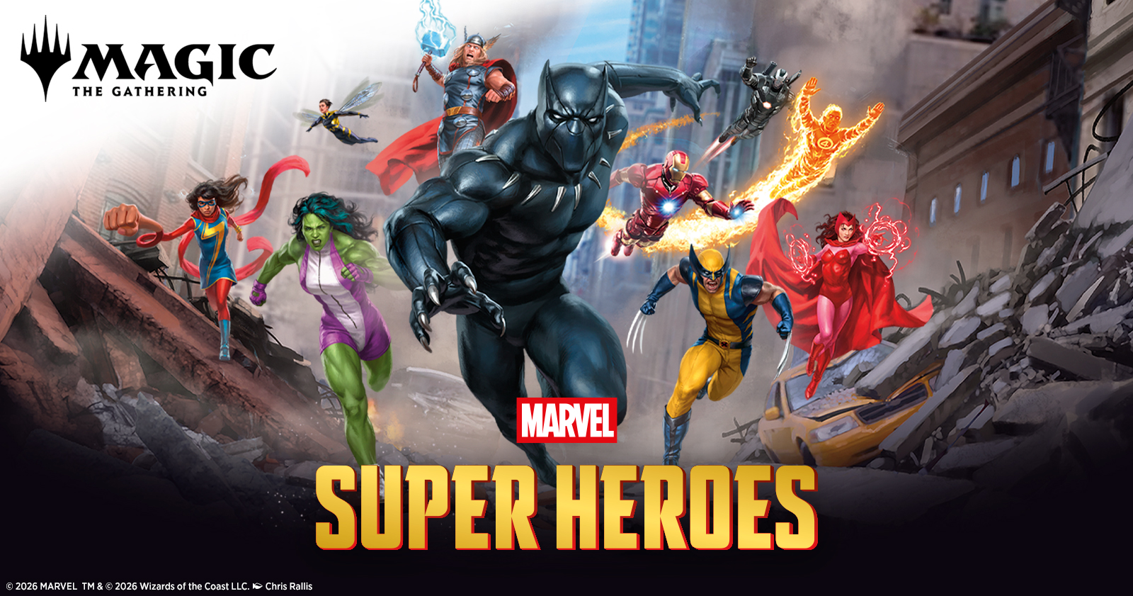 Marvel Super Heroes — Magic: The Gathering disponible en Magic Events