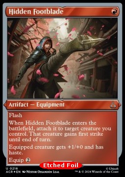 Hidden Footblade