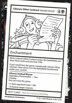 Liliana's Other Contract // Liliana's Undead Minion