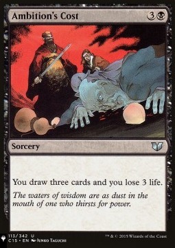 Ambition's Cost