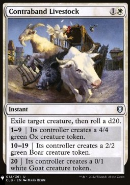 Contraband Livestock