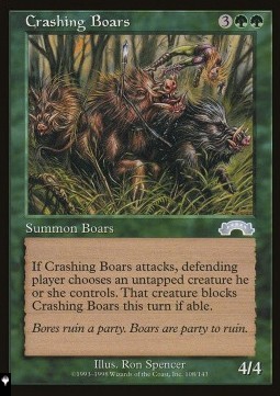 Crashing Boars