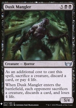 Dusk Mangler