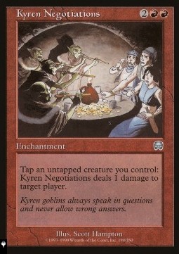 Kyren Negotiations