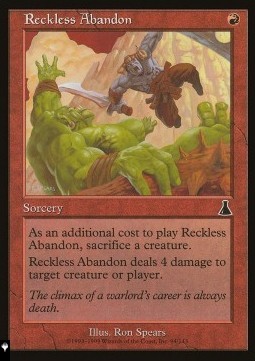 Reckless Abandon