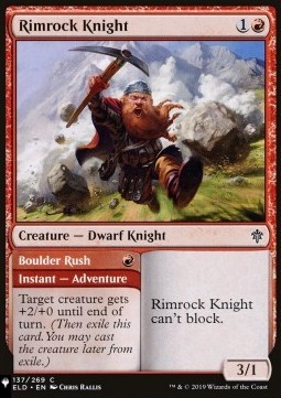 Rimrock Knight // Boulder Rush