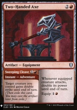 Two-Handed Axe // Sweeping Cleave