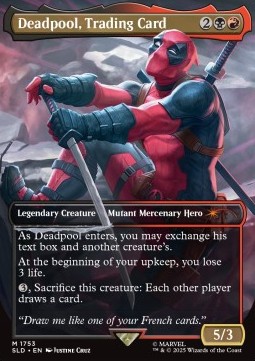 Deadpool, Trading Card