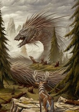 Art Series: Quilled Greatwurm