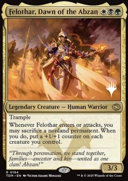 Felothar, Dawn of the Abzan
