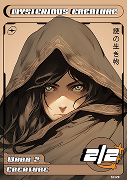 A Mysterious Creature Token (Colorless 2/2)