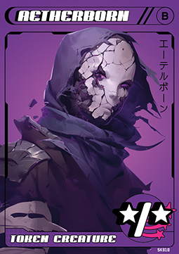 Aetherborn Token (Black */*)