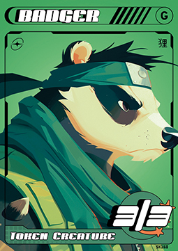 Badger Token (Green 3/3)
