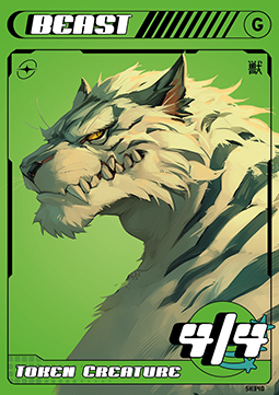Beast Token (Green 4/4)