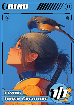 Bird Token (Blue 1/1)
