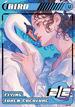 Bird Token (Blue 2/2)