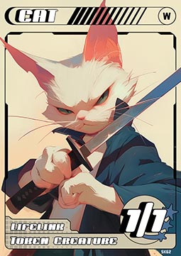 Cat Token (White 1/1 Lifelink)