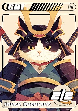 Cat Token (White 2/2)