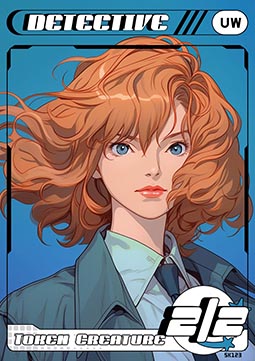 Detective Token (White and Blue 2/2)