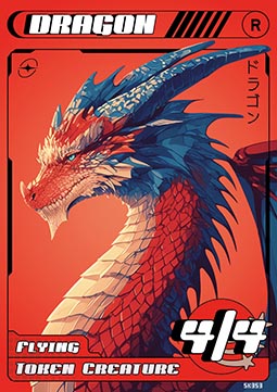 Dragon Token (Red 4/4)