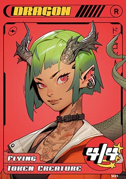 Dragon Token (Red 4/4)