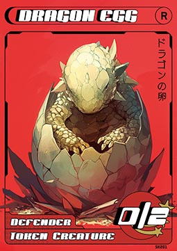 Dragon Egg Token (R 0/2) // Dragon Token (R 2/2)