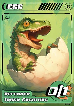 Egg Token (Green 0/1)