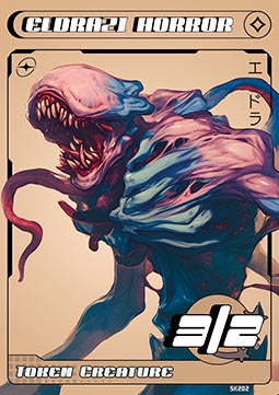 Eldrazi Horror Token (Colorless 3/2)
