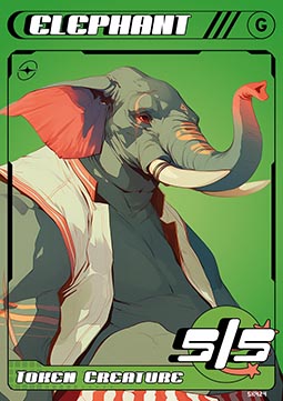 Elephant Token (Green 5/5)