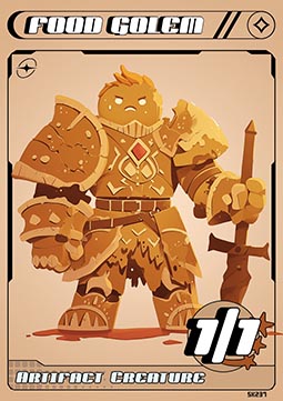 Food Golem Token (Artifact 1/1)