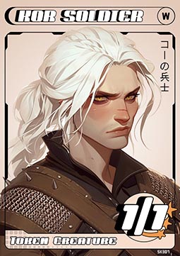 Kor Soldier Token (White 1/1)