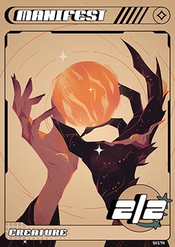 Manifest Token (Colorless 2/2)