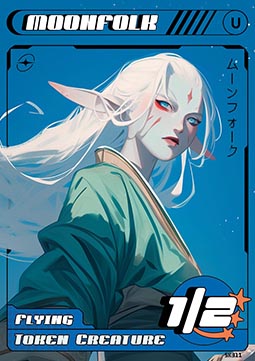 Moonfolk Token (Blue 1/2)