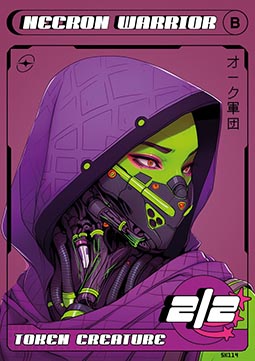 Necron Warrior Token (Black 2/2)