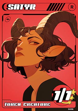 Satyr Token (Red 1/1)
