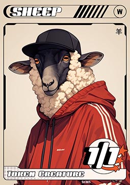 Sheep Token (White 1/1)