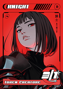 Knight Token (Red 3/1)