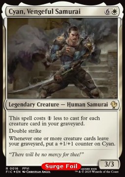 Cyan, Vengeful Samurai