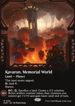 Kavaron, Memorial World