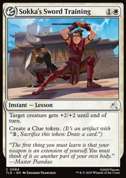 Sokka's Sword Training