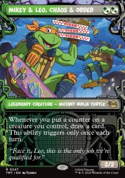Mikey & Leo, Chaos & Order