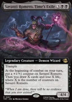 Savanti Romero, Time's Exile