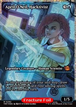 April O'Neil, Hacktivist