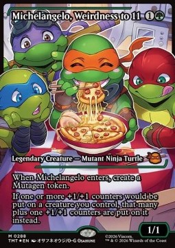 Michelangelo, Weirdness to 11