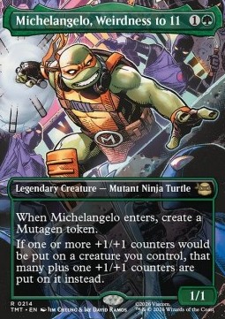 Michelangelo, Weirdness to 11