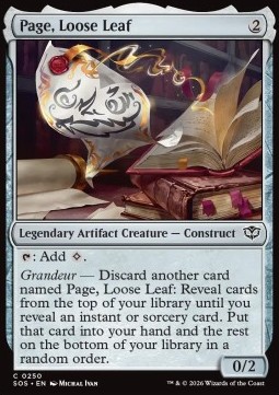 Page, Loose Leaf