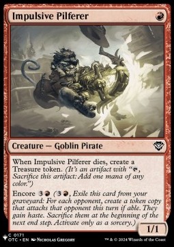 Impulsive Pilferer
