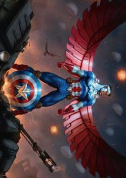 Art Series: Captain America, Wings of Freedom