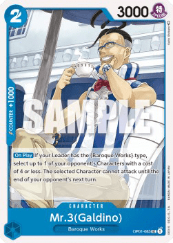 Mr.3(Galdino) (OP01-085)