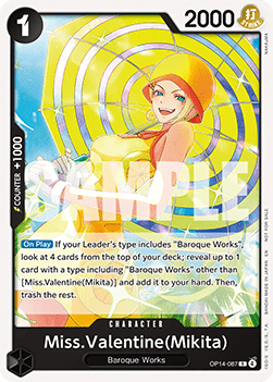 Miss.Valentine(Mikita) (OP14-087)